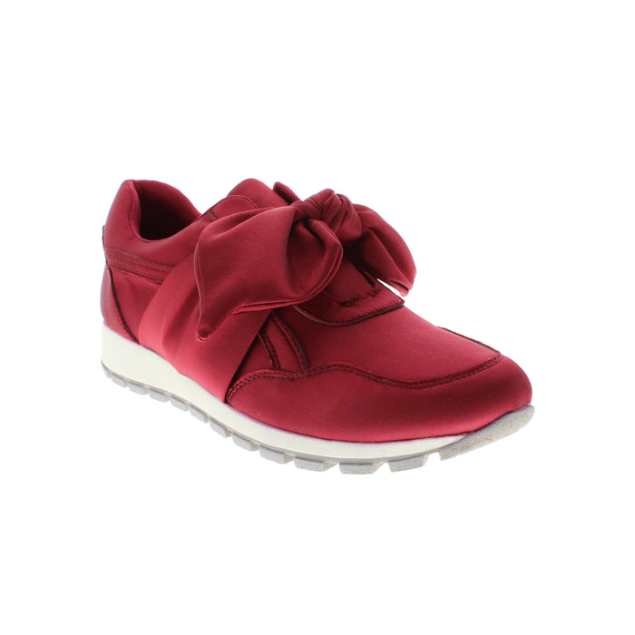 Burgundy slip hot sale on trainers